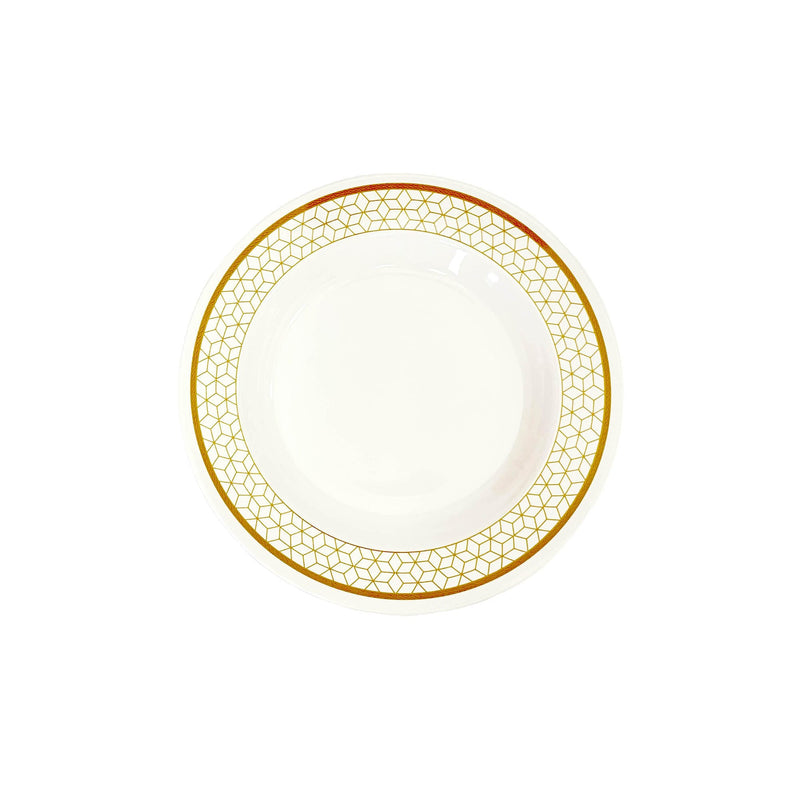 ROYAL MELAMINE ALVIN MELAMINE SOUP PLATE 24 CM, GOLD COLOR