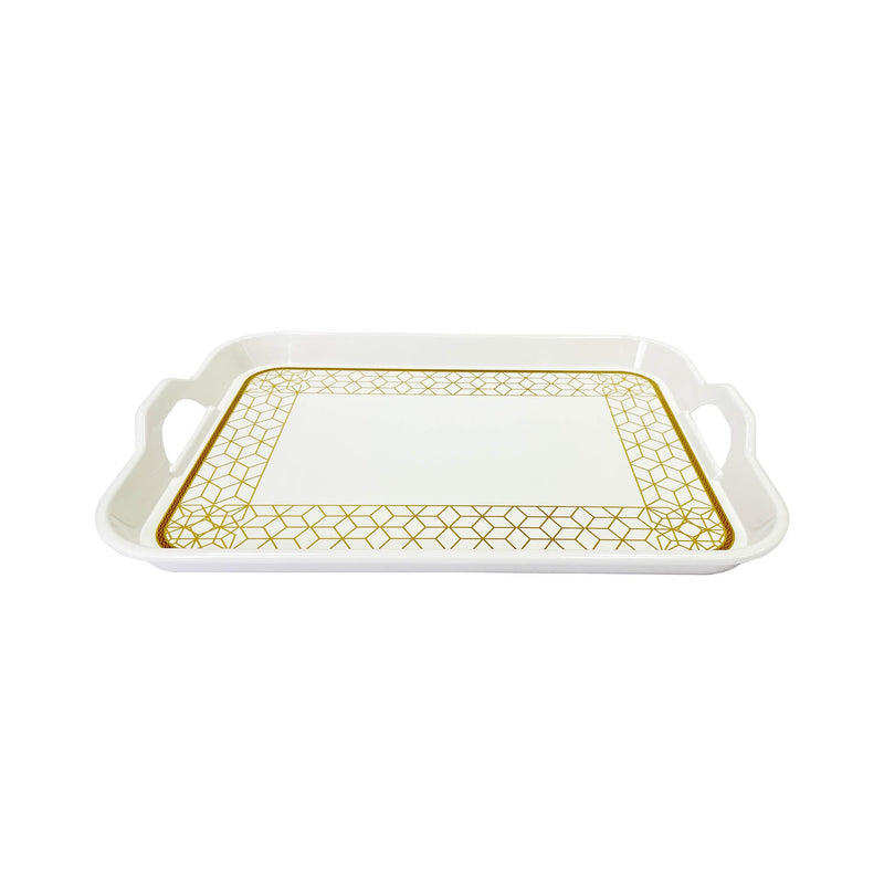 ROYAL MELAMINE ALVIN MELAMINE SMALL TRAY 38CM, GOLD COLOR