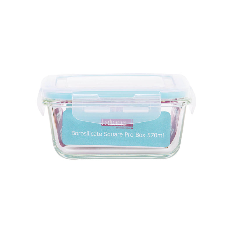 TALIONA BORO PRO SQUARE STORAGE BOX 57 CL, BLUE/CLEAR COLOR