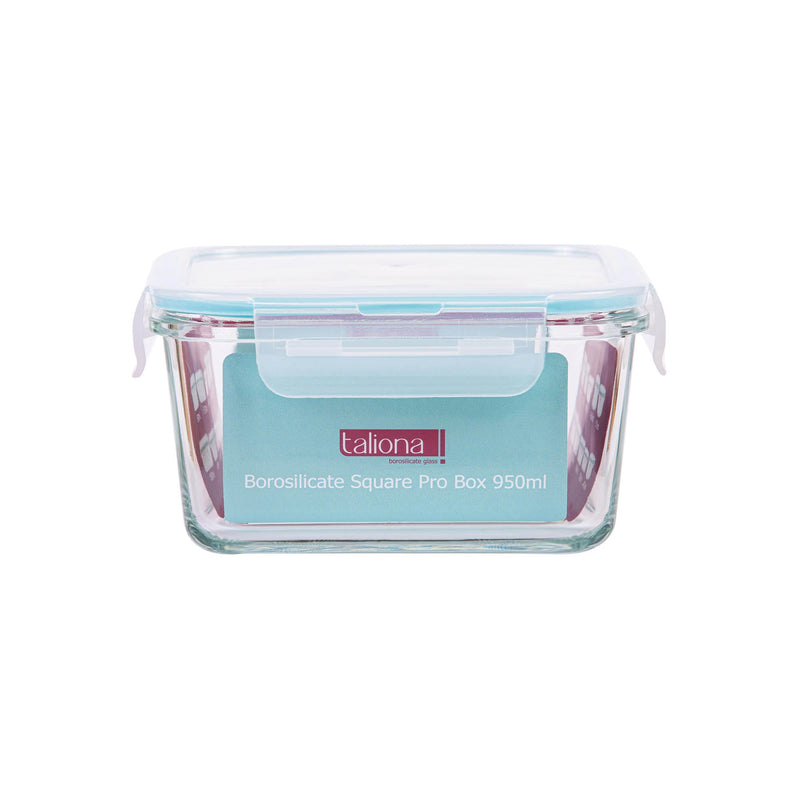 TALIONA BORO PRO SQUARE STORAGE BOX 95 CL, BLUE/CLEAR COLOR