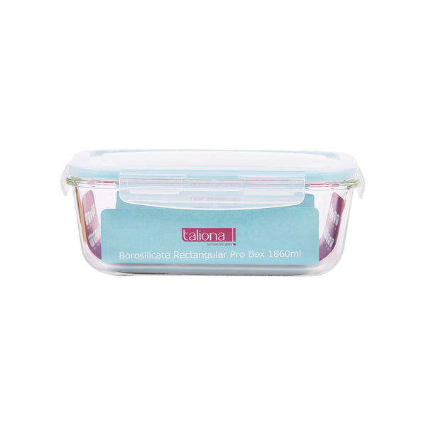 TALIONA BORO PRO RECTANGLE STORAGE BOX 186 CL, BLUE/CLEAR COLOR