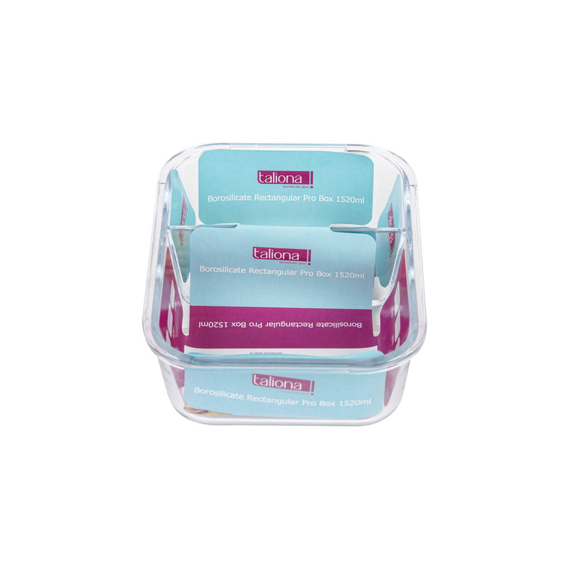 TALIONA BORO PRO RECTANGLE DVIDED STORAGE BOX 152 CL, BLUE/CLEAR COLOR