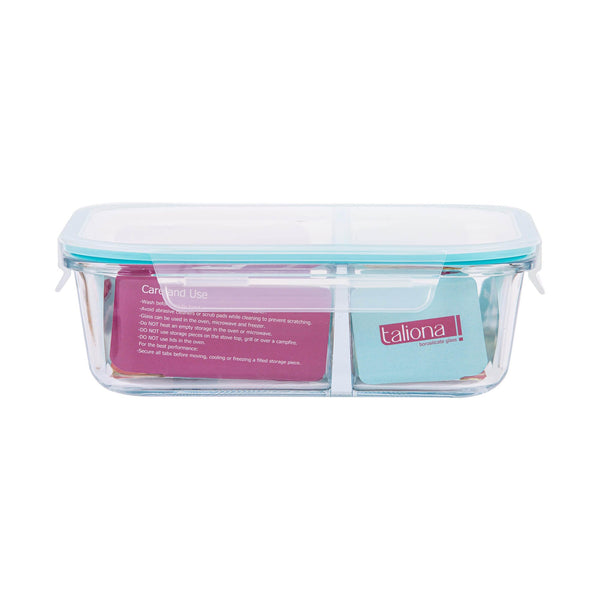 TALIONA BORO PRO RECTANGLE DVIDED STORAGE BOX 152 CL, BLUE/CLEAR COLOR