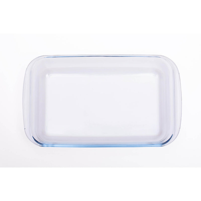 TALIONA BOROSILICATE  GLASS RACTANGLE BAKEWARE 2.2 LITER, CLEAR