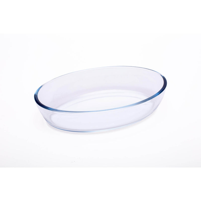 TALIONA BOROSILICATE  GLASS OVAL BAKEWARE 0.7 LITER, CLEAR