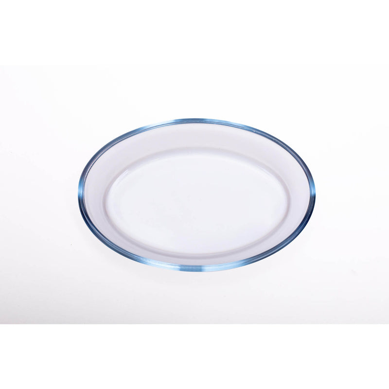 TALIONA BOROSILICATE  GLASS OVAL BAKEWARE 0.7 LITER, CLEAR