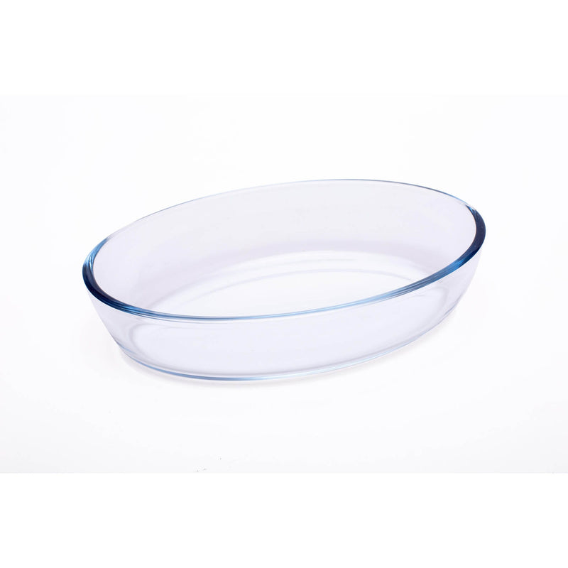 TALIONA BOROSILICATE  GLASS OVAL BAKEWARE 1.6 LITER, CLEAR