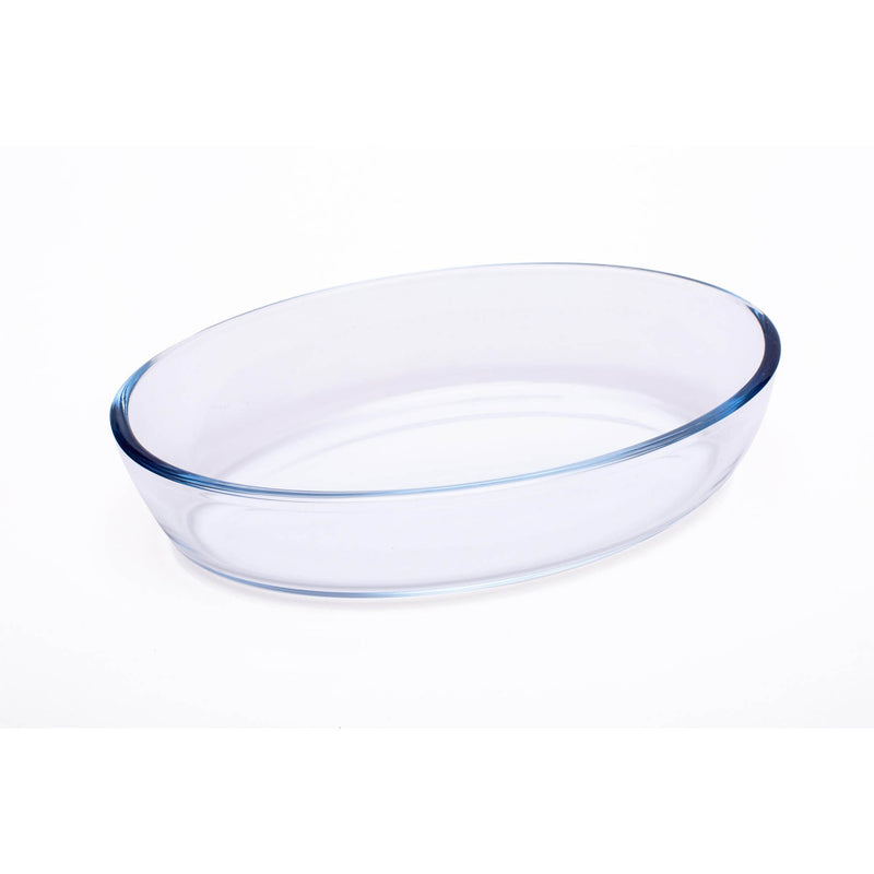 TALIONA BOROSILICATE  GLASS OVAL BAKEWARE 2.4 LITER, CLEAR