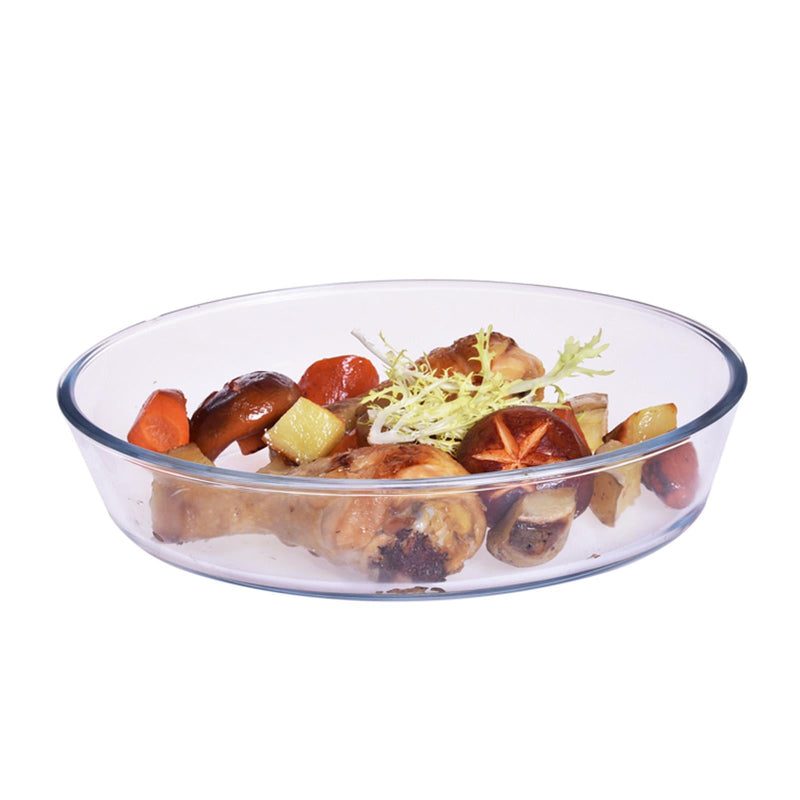 TALIONA BOROSILICATE  GLASS OVAL BAKEWARE 3 LITER, CLEAR