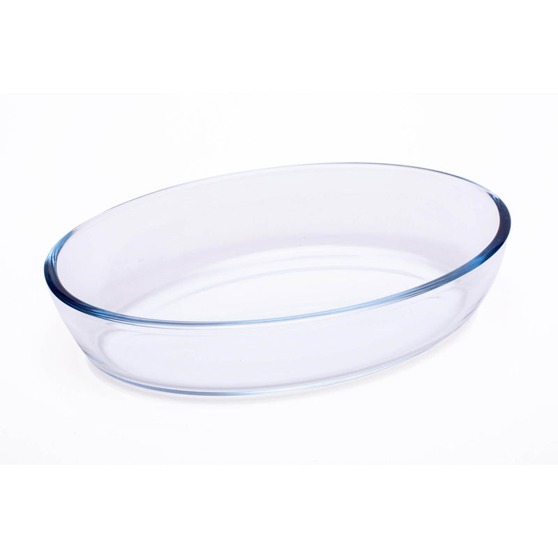 TALIONA BOROSILICATE  GLASS OVAL BAKEWARE 4 LITER, CLEAR