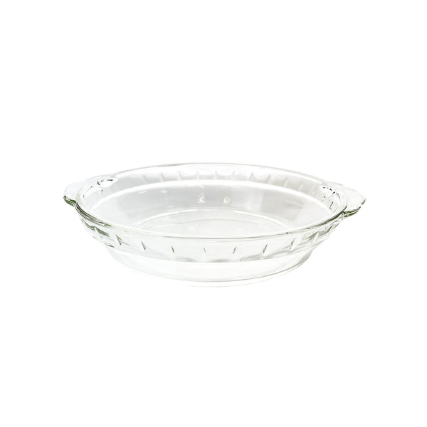 TALIONA BOROSILICATE  GLASS ROUND PIE DISH 20 CM, CLEAR