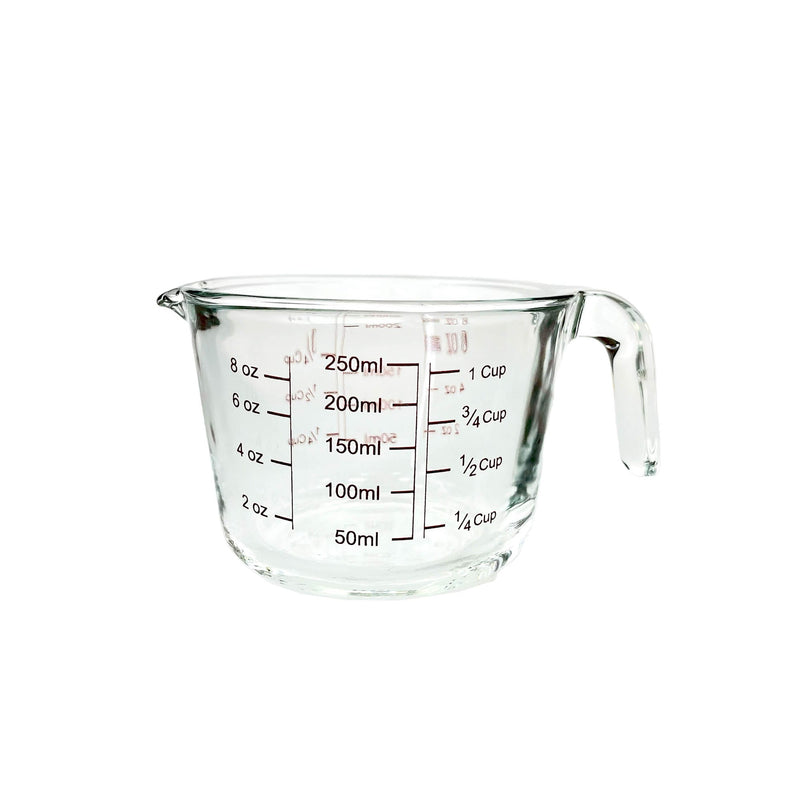 TALIONA BOROSILICATE  GLASS MEASURING CUP 0.25 LITER, CLEAR