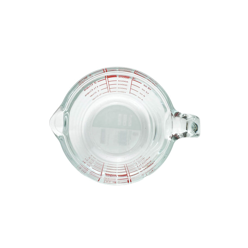 TALIONA BOROSILICATE  GLASS MEASURING CUP 0.50 LITER, CLEAR