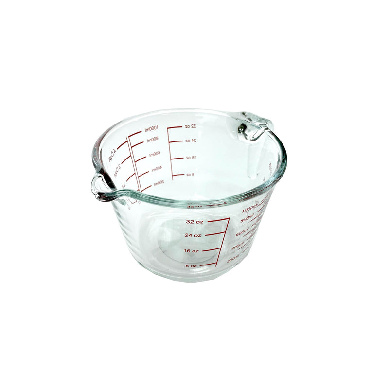 TALIONA BOROSILICATE  GLASS MEASURING CUP 1 LITER, CLEAR