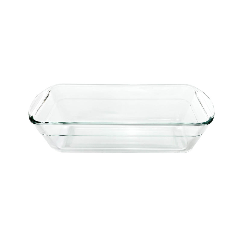 TALIONA BOROSILICATE  GLASS RACTANGLE BREAD PAN 1.5 LITER, CLEAR