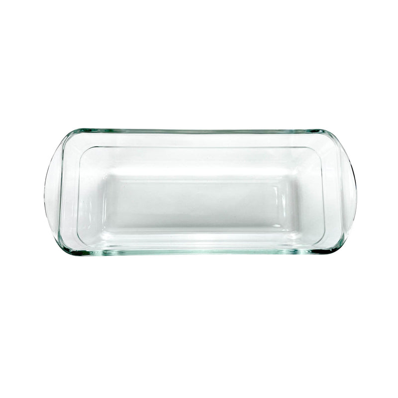 TALIONA BOROSILICATE  GLASS RACTANGLE BREAD PAN 1.5 LITER, CLEAR