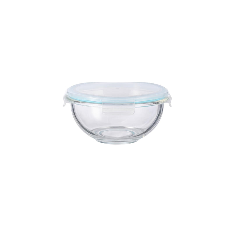 TALIONA BOROSILICATE GLASS MIXING BOWL WITH LID 0.50 LITER/14.2 CM, CLEAR