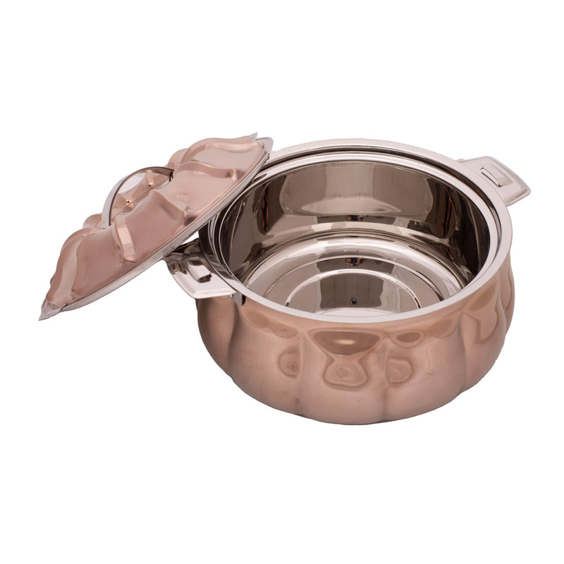 ZOLTEN STAINLESS STEEL CAPSICUM HOTPOT 1.5 LITER, ROSE GOLD COLOUR