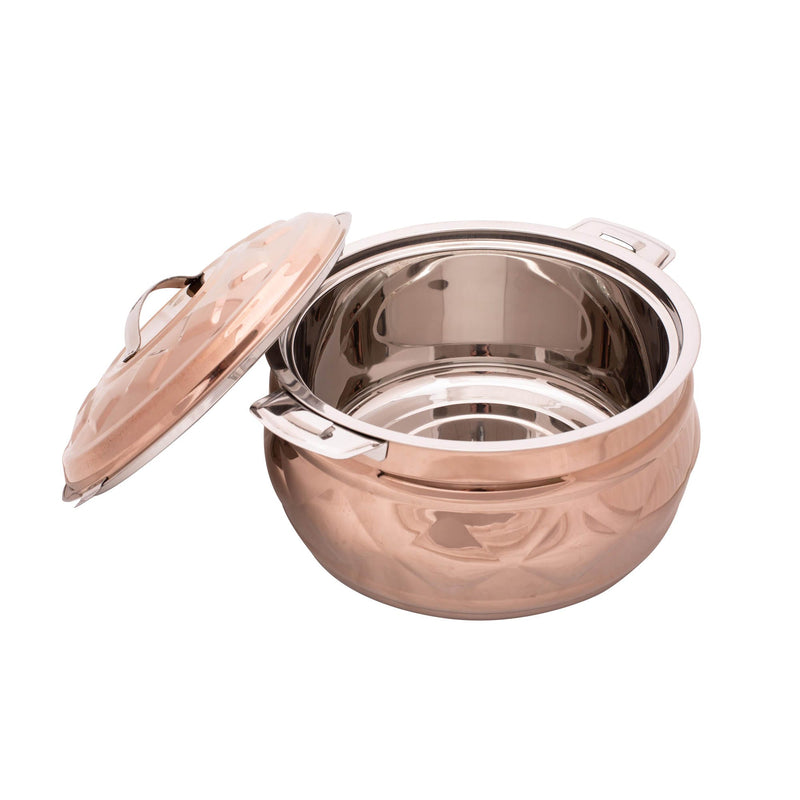 ZOLTEN STAINLESS STEEL NEW DIAMOND HOTPOT 1.5 LITER, ROSE GOLD COLOUR