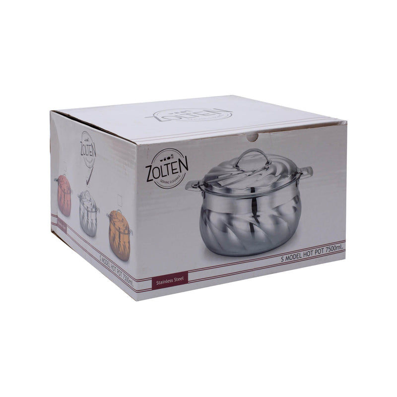 ZOLTEN STAINLESS STEEL S HOTPOT 7.5 LITER, GOLD COLOUR